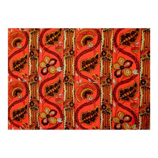 Vintage Brunschwig & Fils "Panjore" Indienne Cotton- 1.75 Yards For Sale
