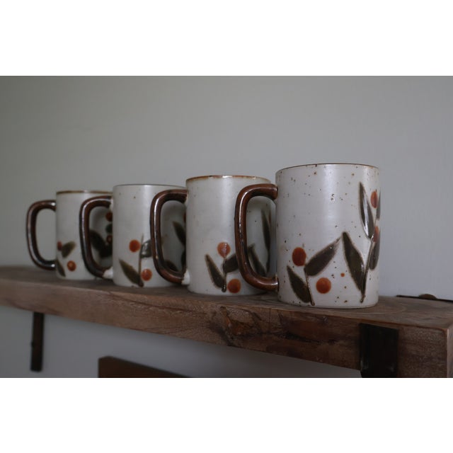 Vintage Mid 20th Century Hand Painted Japanese Otagiri Stoneware Tea Set - 11 Piece For Sale - Image 11 of 17