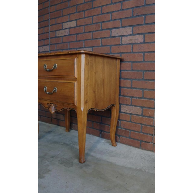 French Provincial Ethan Allen Country French Nightstands For Sale - Image 3 of 7