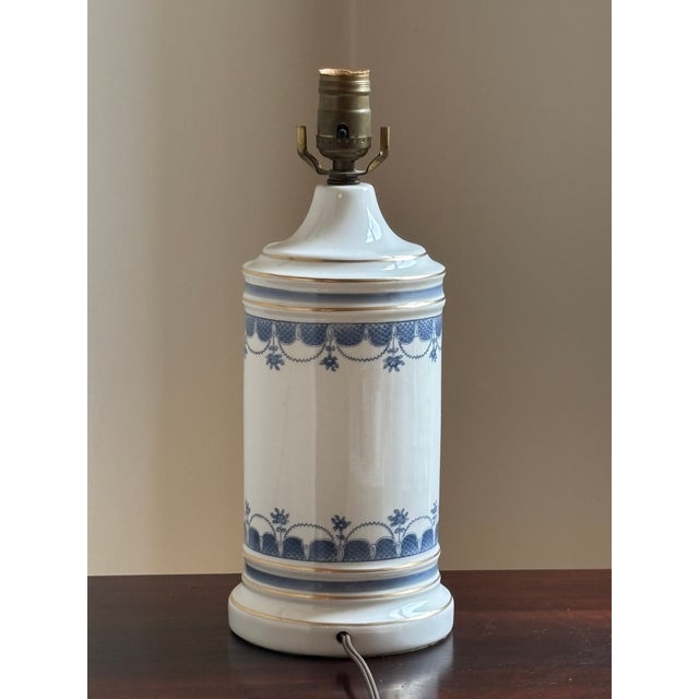 White Mid-20th Century French-Style Apothecary Table Lamp For Sale - Image 8 of 17