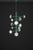 Apollo freedom green metal chandelier by alabastro italiano dimensions: d 70,5 x w 55 x h 111 cm. Materials: white...