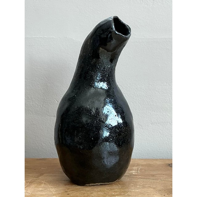 Vintage Original Studio Pottery Vase For Sale - Image 10 of 12