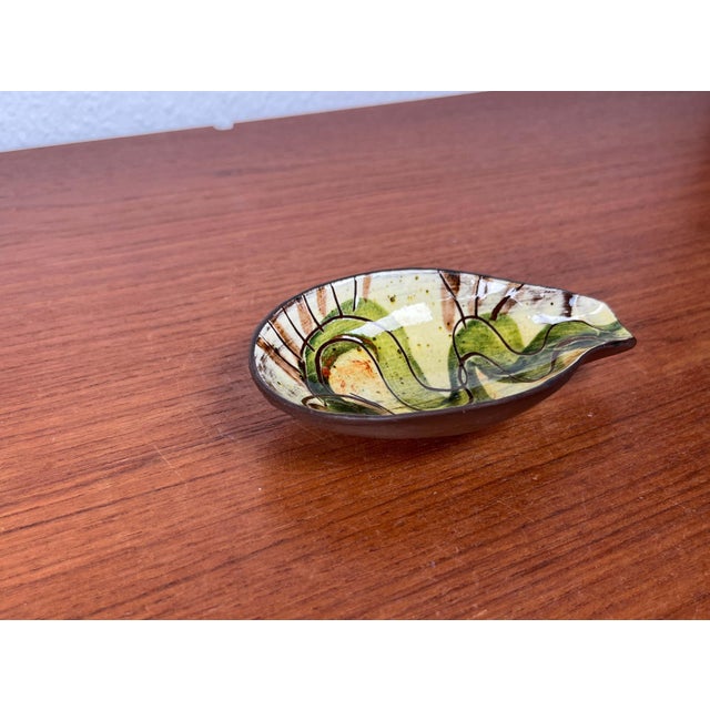 Brown Mid-Century Modern German Studio Pottery Bowl from Töpferei Bücking Börnsen, 1960s For Sale - Image 8 of 18