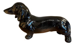 Ceramic Dachshund Statue, 1970s