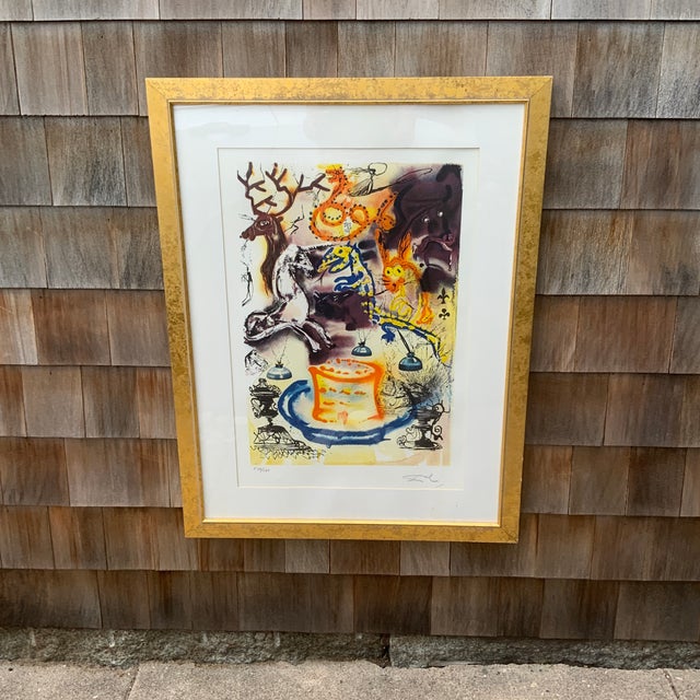 1960s “Who Stole the Tarts”Salvador Dali Color Lithograph For Sale - Image 10 of 11