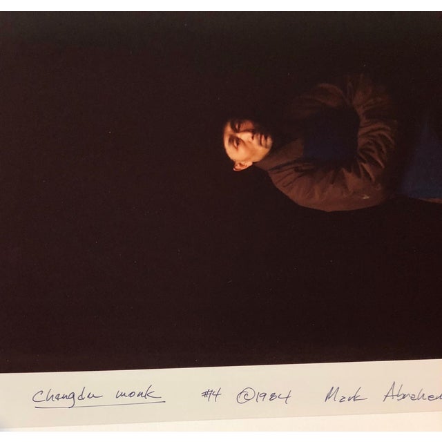 Mark Abrahamson, Vintage Photograph Cibachrome Tibetan Monk Chengdu China Portrait Photo Print, 1984 For Sale In Miami - Image 6 of 9