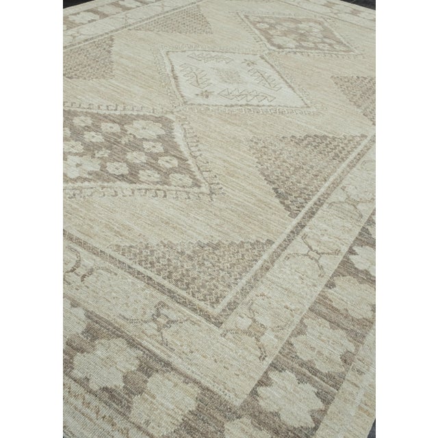 Turkish Turkish Oushak Rug 10'3" x 14'5" For Sale - Image 3 of 7