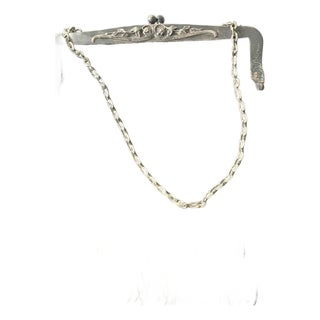 Vintage Art Deco Beaded and Silver Plated Purse For Sale