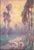 Impressionist Alice Blair Pollard Antique Oil Painting Early California Pastoral Sunset With Sheep For Sale - Image 3 of 15