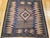 Antique Persian Qashqai Tribal Sofreh Kilim Rug, Handwoven Wool, Geometric Pattern, Brown, 4x4 For Sale - Image 11 of 13
