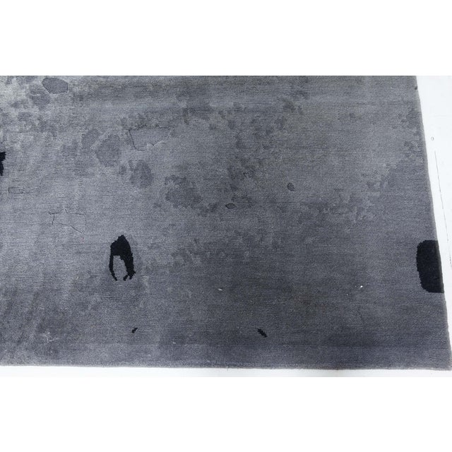 Contemporary Smoky Leopard Rug in Black and Grey by Doris Leslie Blau For Sale - Image 10 of 10