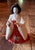 Japanese Antique Set of 3 Ladies in Waiting Original Handsewn and Handcrafted Dolls For Sale - Image 9 of 9