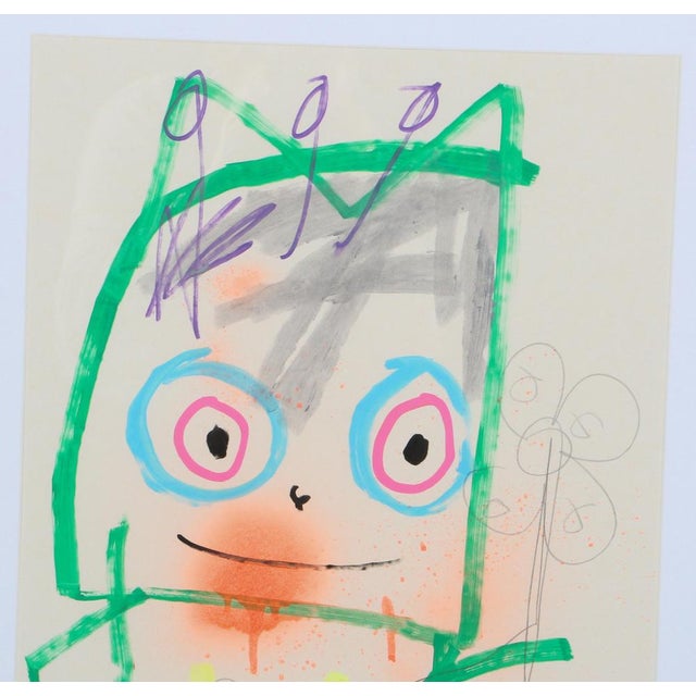 Contemporary Poul Pava, Figurative Composition, 2025, Mixed Media For Sale - Image 3 of 8