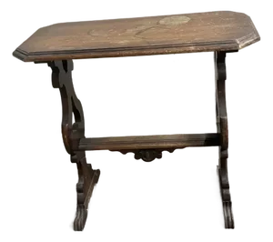 Early 20th Century Fratino Style Walnut Console Table