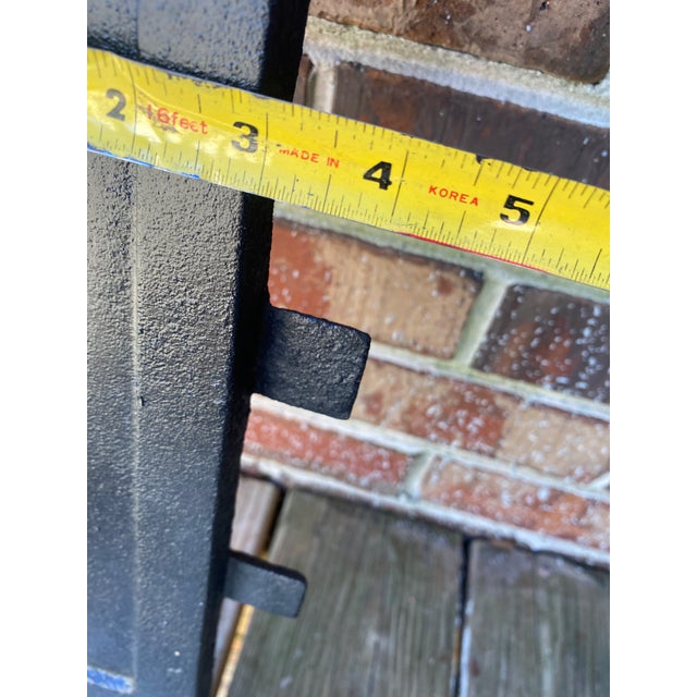 1940s Fleur De Lis Fireplace Surround For Sale - Image 12 of 15