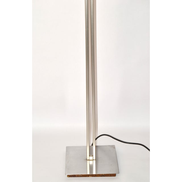 Minimalism Sillux Aluminum Murano Blown Circle Art Glass Floor Lamp For Sale - Image 14 of 18