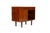 1960s 1960s Danish Modern Mid Century Compact Rosewood Credenza Sideboard — Sliding Doors + Shallow Drawer For Sale - Image 5 of 9