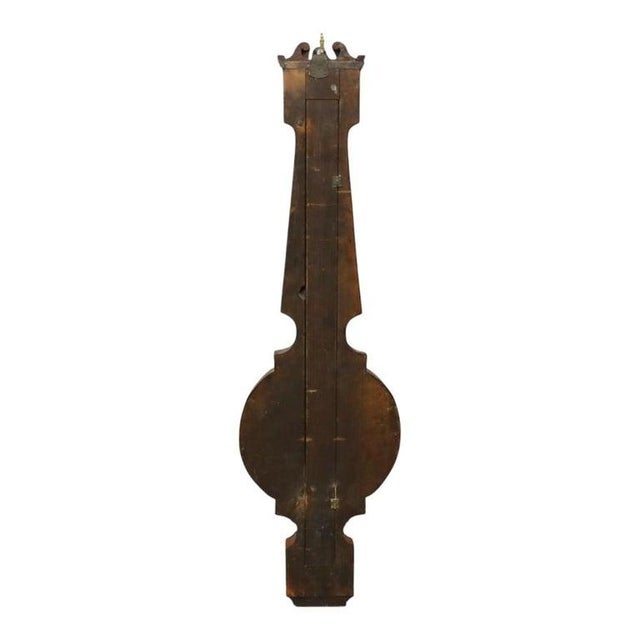 Traditional Mercury Banjo Shaped Rosewood Barometer Unsigned C1880 For Sale - Image 10 of 10
