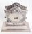 Metal Art Nouveau Silvered Perpetual Desk Calendar & Card Holder by Henry Matthews For Sale - Image 7 of 7
