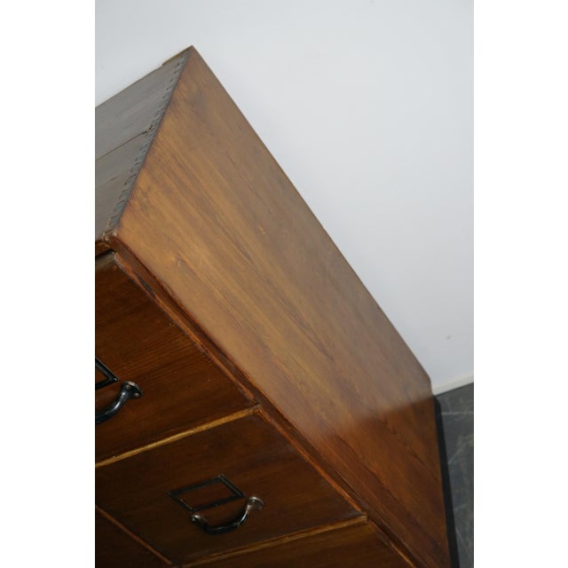 Vintage German Pine Apothecary Cabinet, 1950s For Sale - Image 15 of 18