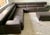 Modernist Espresso Italian Leather Sectional & Ottoman For Sale - Image 4 of 10