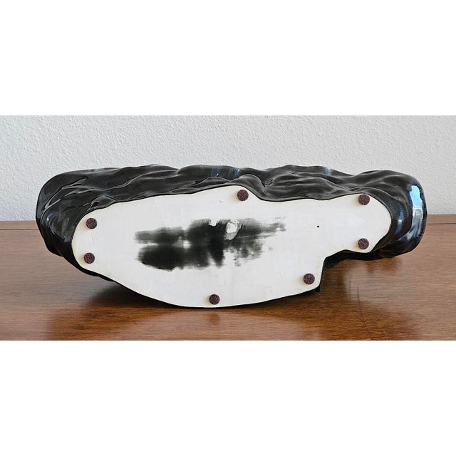 Vintage Black Panther Ceramic Tv Lamp Base Planter – Mid Century Modern Hollywood Regency Decor For Sale - Image 13 of 13