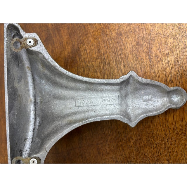 Metal Vintage Hoda H050 Neoclassical Style Wall Shelves Corbels - Pair For Sale - Image 7 of 10