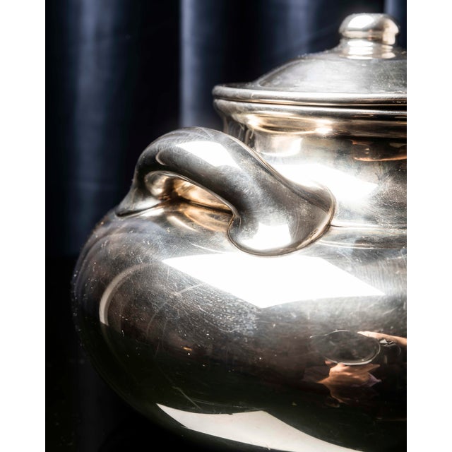 Sculptural Tureen in Sterling Silver from Bulgari, Italy, 1970s For Sale - Image 4 of 16