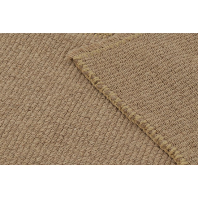 Rug & Kilim's Contemporary Rez Kilim Flatweave Rug With Solid Field Design For Sale - Image 10 of 10