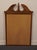 Late 20th Century Cresent Furniture Solid Cherry Traditional Style 33" Pediment Mirror For Sale - Image 5 of 5