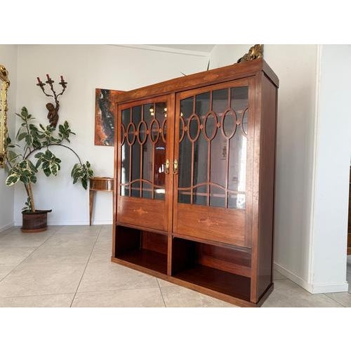 Vintage Art Nouveau Display Case, 1920s For Sale - Image 4 of 16
