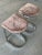 Textile Vintage Cantilevered Bar Stools in Mohair - Pair For Sale - Image 7 of 10