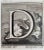 Antiquities of herculaneum - letter of the alphabet d, from the series "antiquities of herculaneum", is an original...