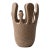 Crown Vase in Stone For Sale