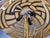 Modern 1970s Large Italian Barovier and Toso Table Lamp in Glass and Brass For Sale - Image 3 of 9