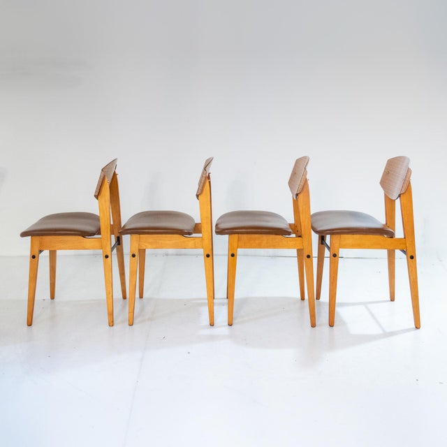 Mid-Century Modern Mid-Century Modern Scandinavian Dining Chairs, 1960s, Set of 4 For Sale - Image 3 of 17
