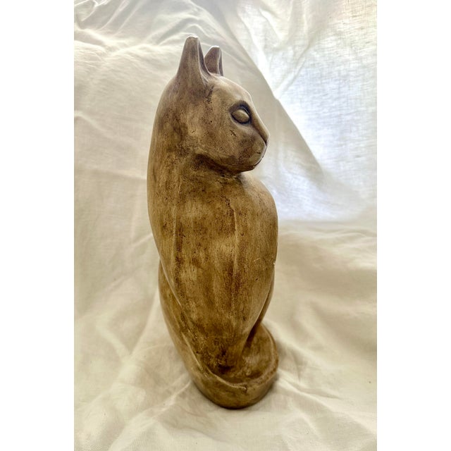Eqyptian Bastet Cat Goddess Statue For Sale - Image 4 of 6