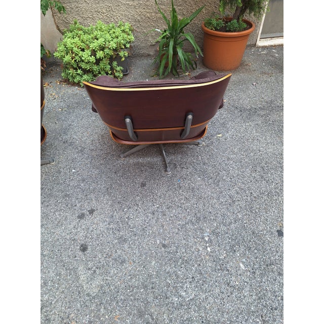 Lounge Chair in Grey Fabric by Charles & Ray Eames for ICF De Padova, 1960s For Sale - Image 17 of 18