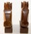 Mid 20th Century Vintage Hand Carved Wooden Art Deco Horse Head Bookends a Pair For Sale - Image 5 of 13