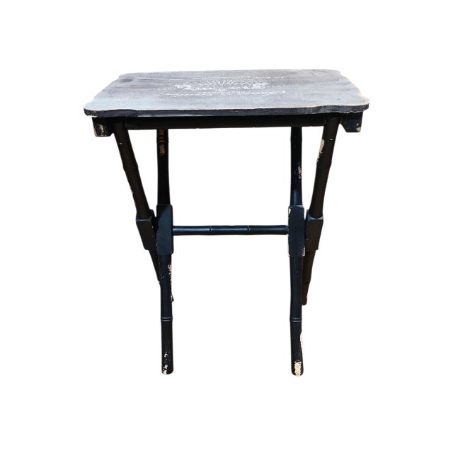 1980s Vintage Vineyard Folding Wine Table For Sale - Image 4 of 7