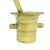 Vintage Czechoslovakian Brass Pestle & Mortar, 1940s For Sale - Image 9 of 10