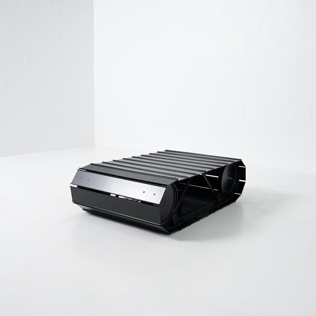 Black Tankette Table by Paolo Pallucco & Mireille Rivier For Sale - Image 8 of 18