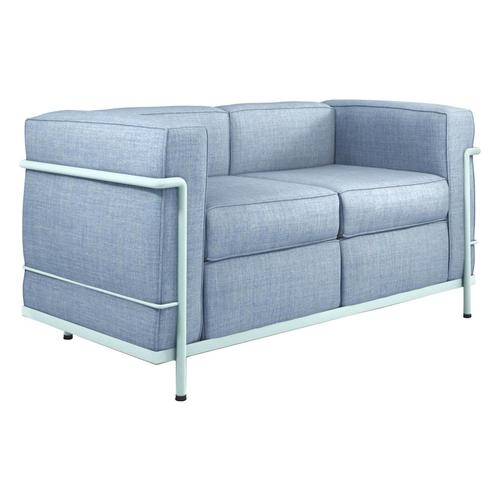 LC2 Two-Seat Sofa by Le Corbusier, Pierre Jeanneret and Charlotte Perriand for Cassina For Sale - Image 9 of 9