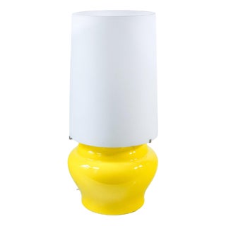 Murano Glass Table Lamp For Sale