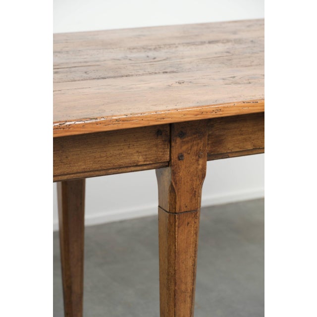 Large French Farmhouse Dining Table in Pine For Sale - Image 10 of 13