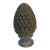 Vintage Pinecone With Rustic Glow on Stand For Sale
