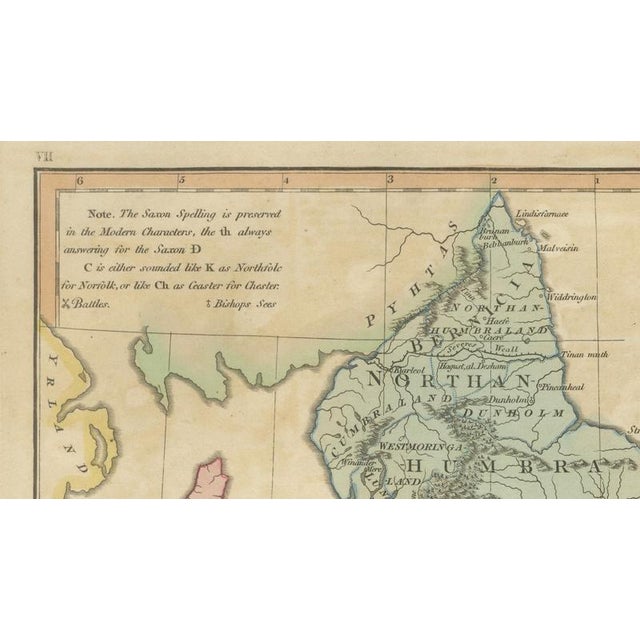Saxon England Map by Wilkinson, London, 1817 For Sale - Image 6 of 11