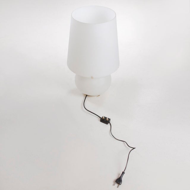 Glass Model 1853 Table Lamp by Max Ingrand for Fontana Arte, 1960s For Sale - Image 6 of 12