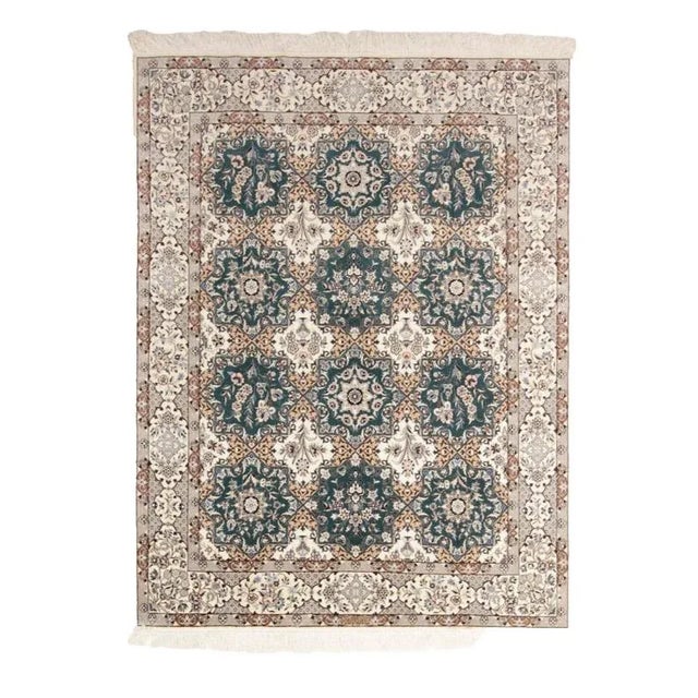 Middle Eastern Hand-Knotted Rug in Silk For Sale - Image 10 of 10