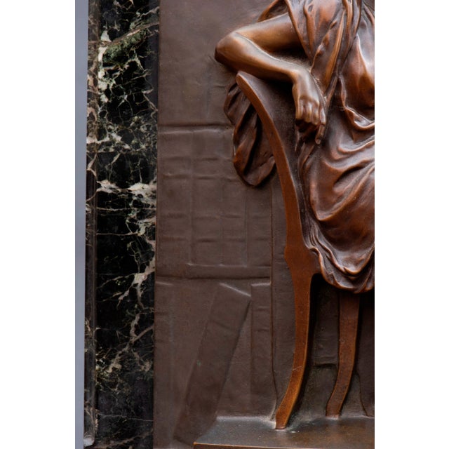 Louis-Ernest Barrias, The Reader, 1890s-1910s, Bronze For Sale - Image 10 of 14